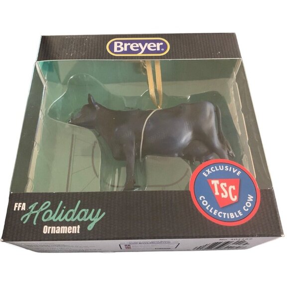 Breyer Other - Breyer TSC Exclusive FFA Blue Cow Holiday Ornament 2023